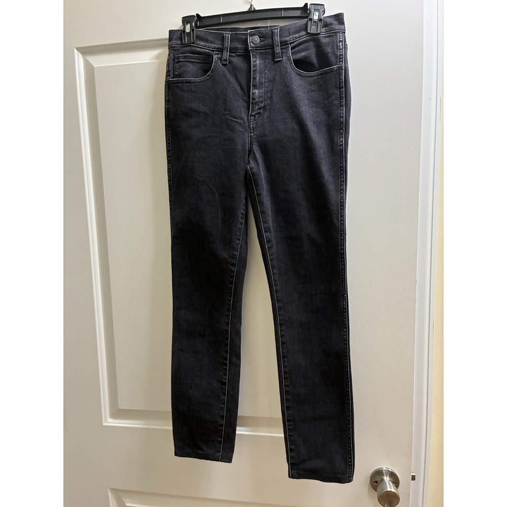 Madewell 10 High Riser Skinny Skinny Jeans‎ Womens 27 Black Stretch Denim